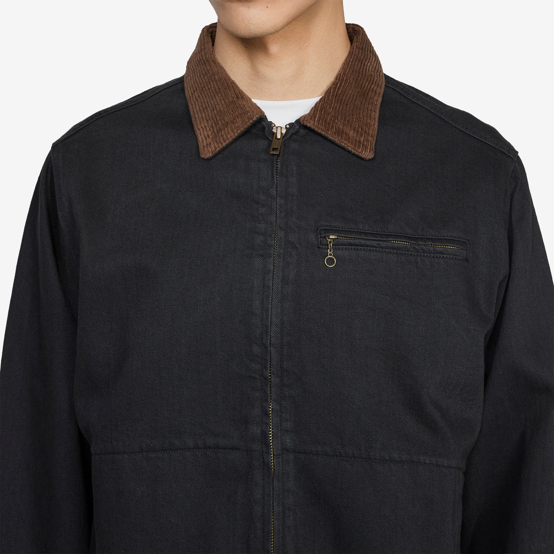Japanese Denim Trucker True Black Jackets