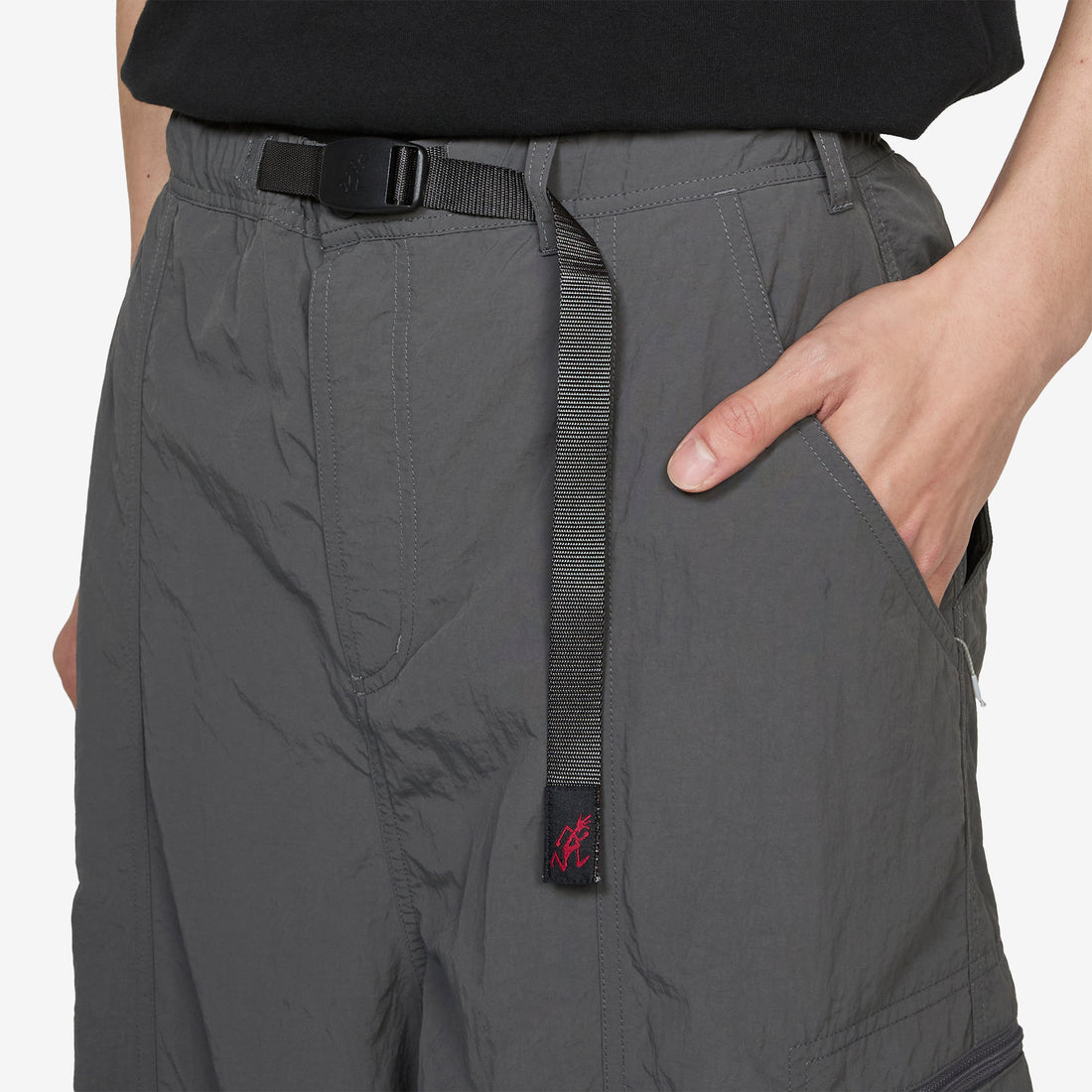 Nylon Loose Balloon Pant Carbon Pants
