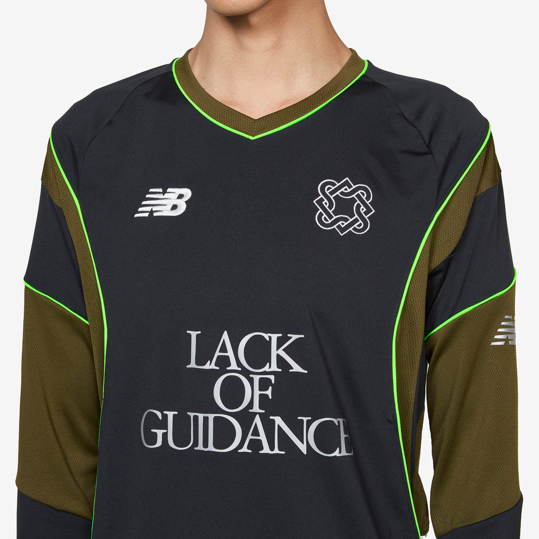 Lack of Guidance x Longsleeve Jersey Black Tees