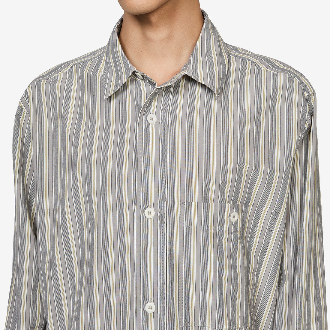 Overall Shirt Off White | Grey | Zest Shirts