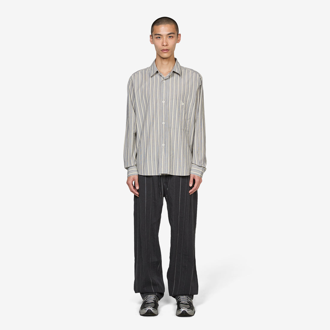 Overall Shirt Off White | Grey | Zest Shirts