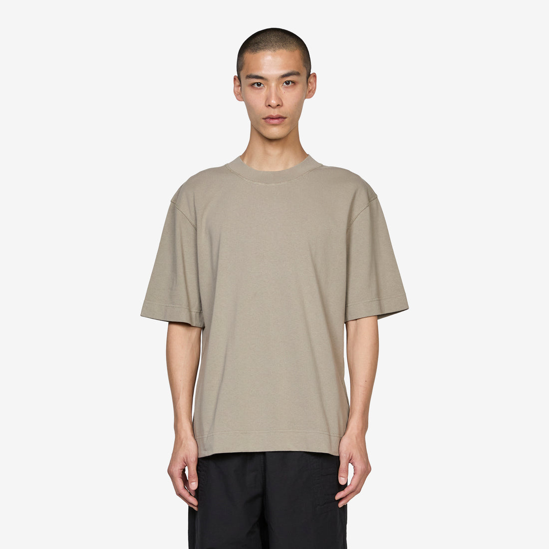 Flatlock Crew Taupe Jumpers