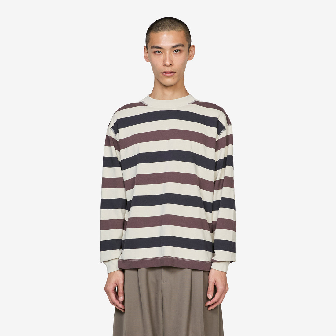 Wide Crew Chalk | Ink | Grape Jumpers