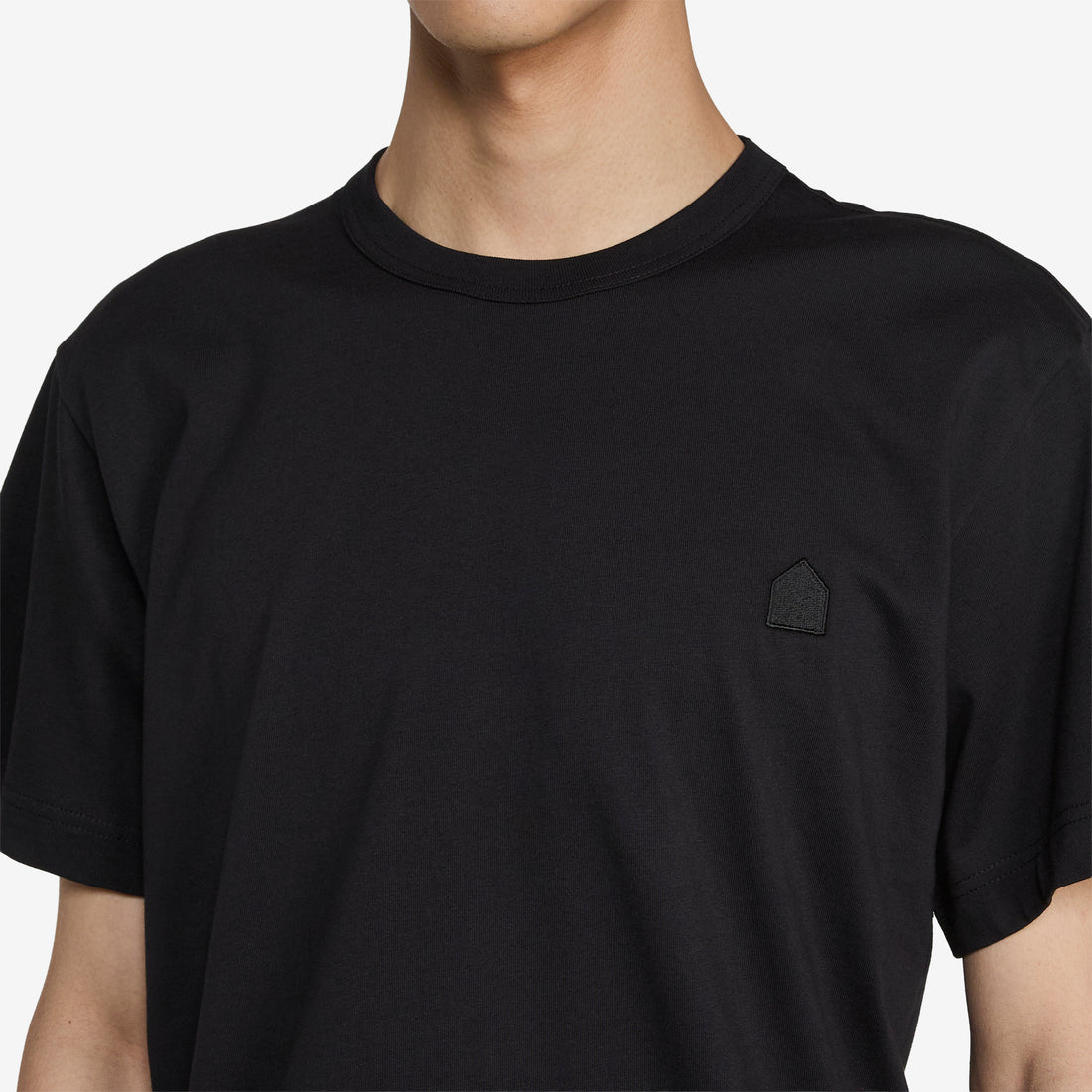 Football Back Print Short Sleeve T-Shirt Black Tees