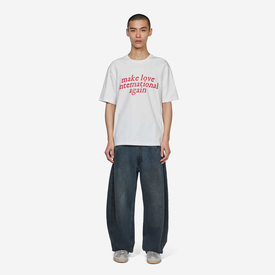 Mlia T-Shirt White | Red Tees