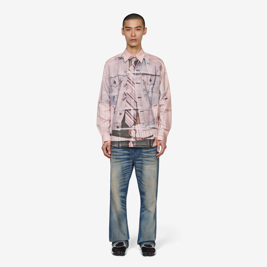 Sarona Longsleeve Photopaper Poplin Shirt Pink Shirts