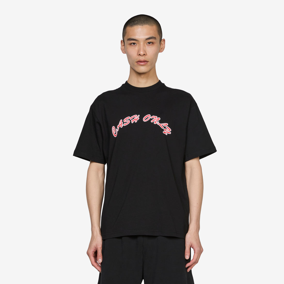 Grid Logo T-Shirt Black Tees