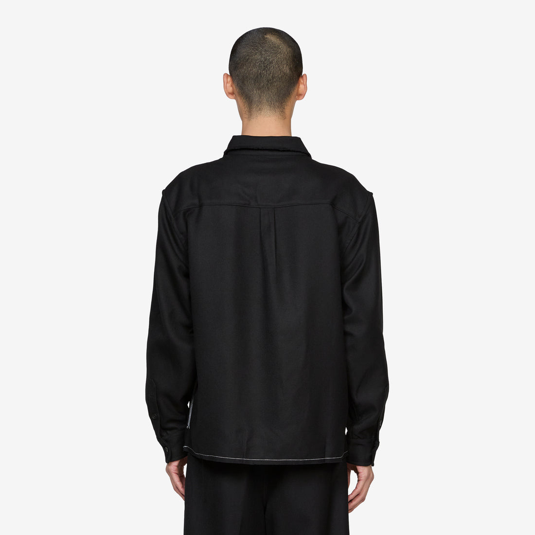 Hold Longsleeve Pocket Shirt Black | White Shirts