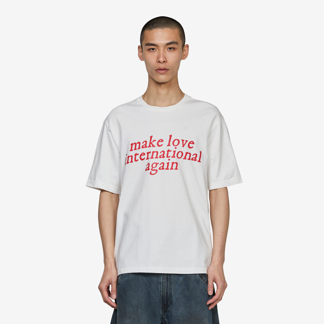 Mlia T-Shirt White | Red Tees