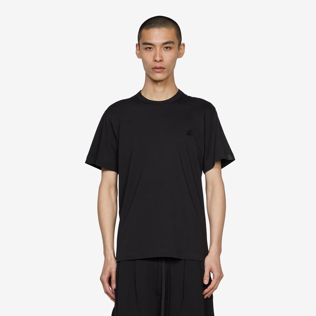 Football Back Print Short Sleeve T-Shirt Black Tees