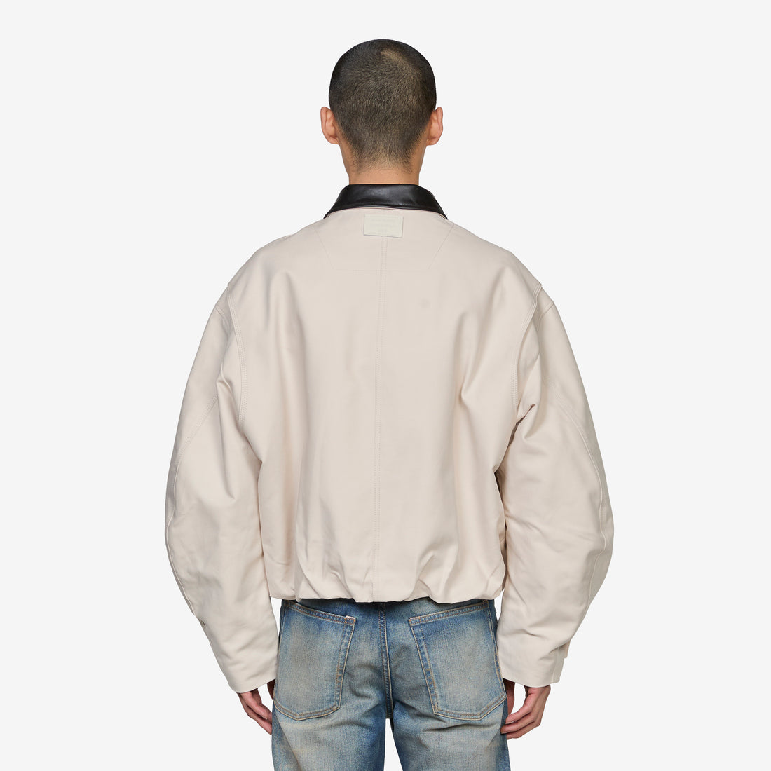 Opado Double Cotton Satin Jacket Light Taupe Jackets