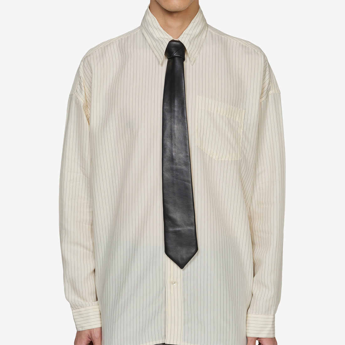 Leather Tie Black Accessories