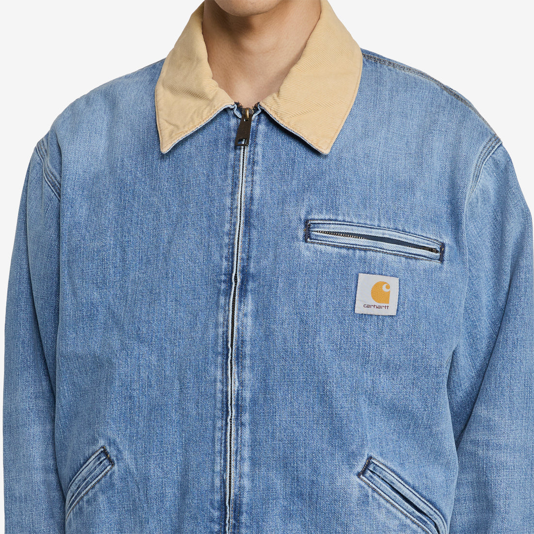 OG Detroit Jacket Blue | Dusty H Brown Burst Washed Jackets