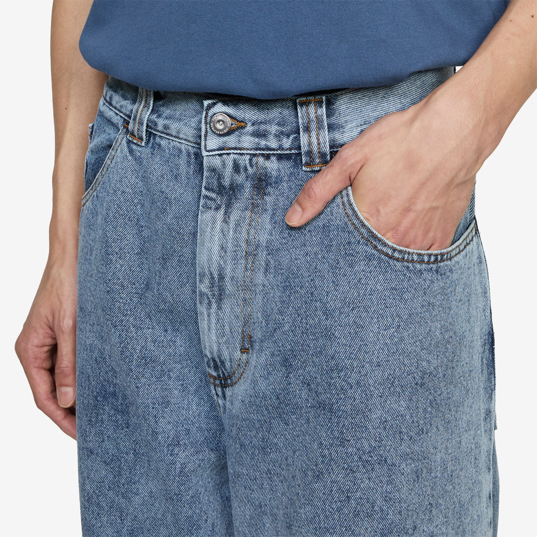 Big Boy Pants Heavy Washed Blue Pants