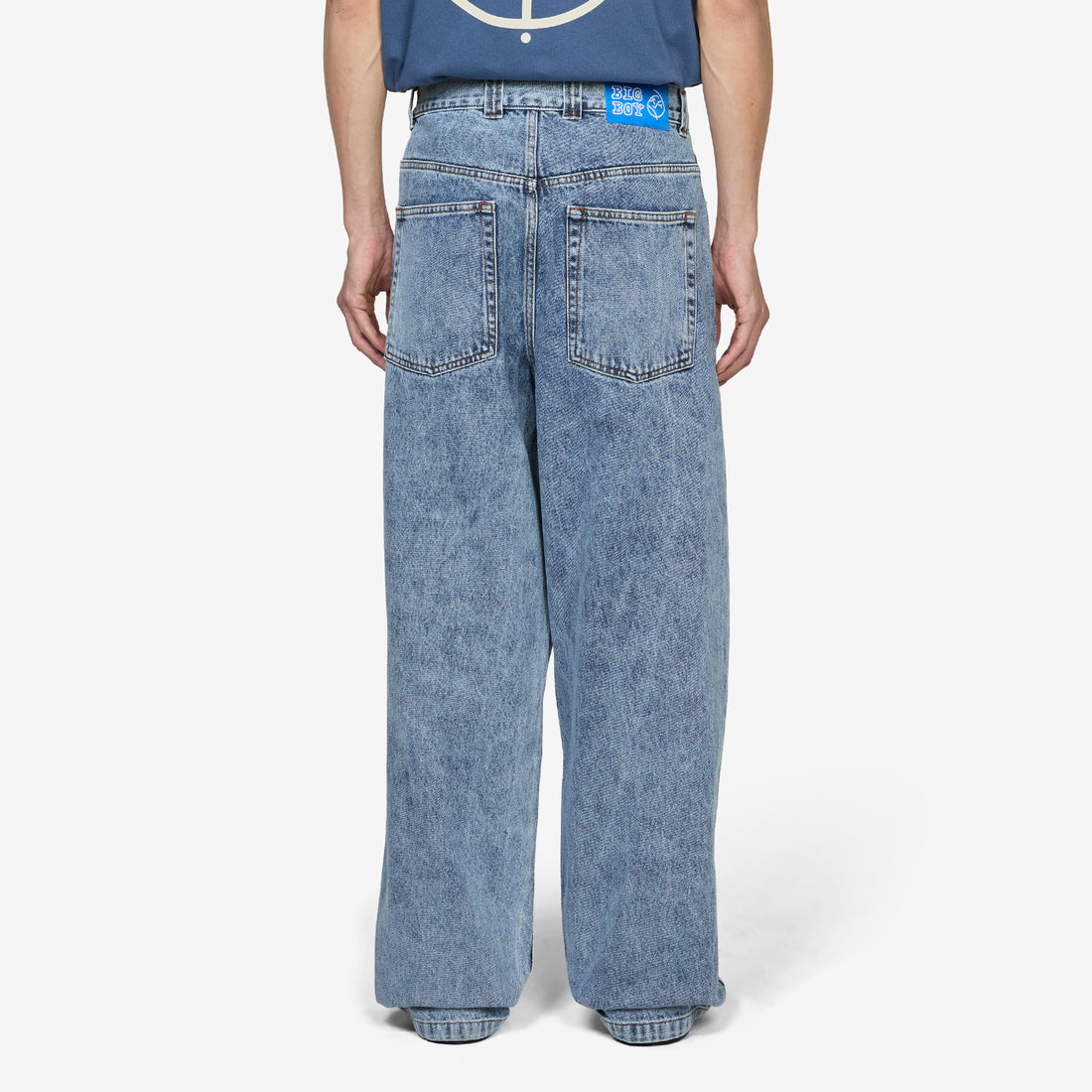 Big Boy Pants Heavy Washed Blue Pants