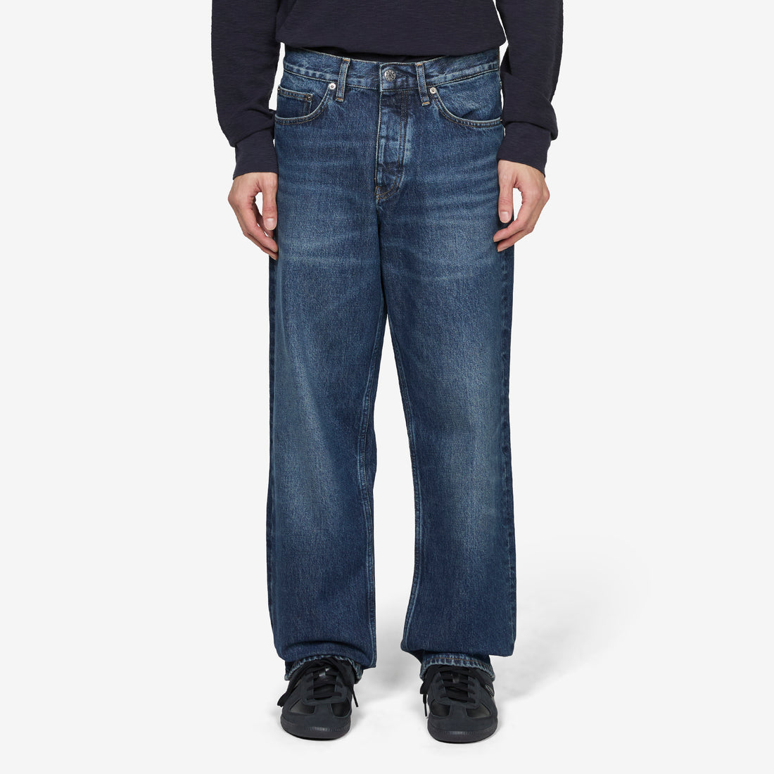 Loose Jeans 740 Dark Blue Worn Pants
