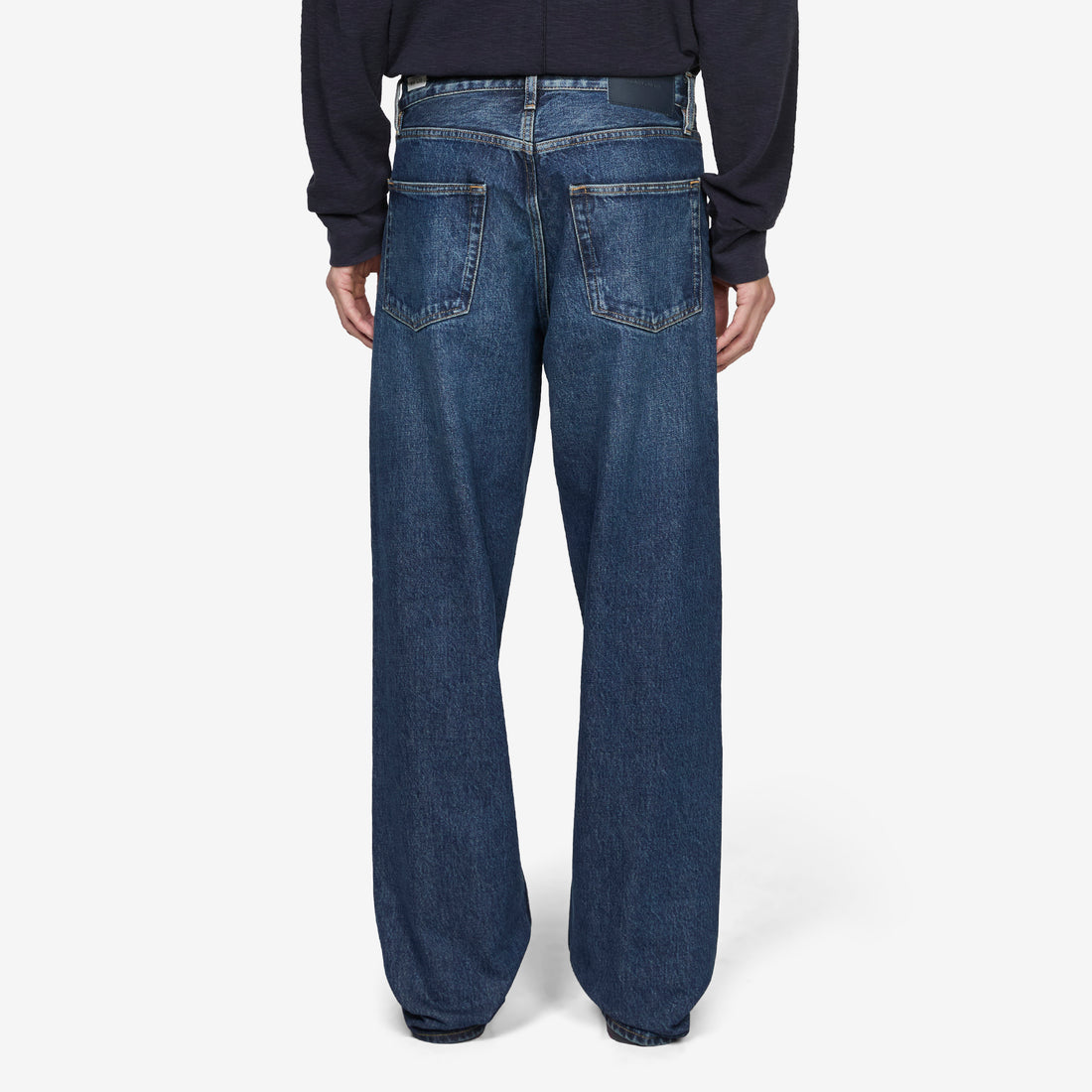 Loose Jeans 740 Dark Blue Worn Pants