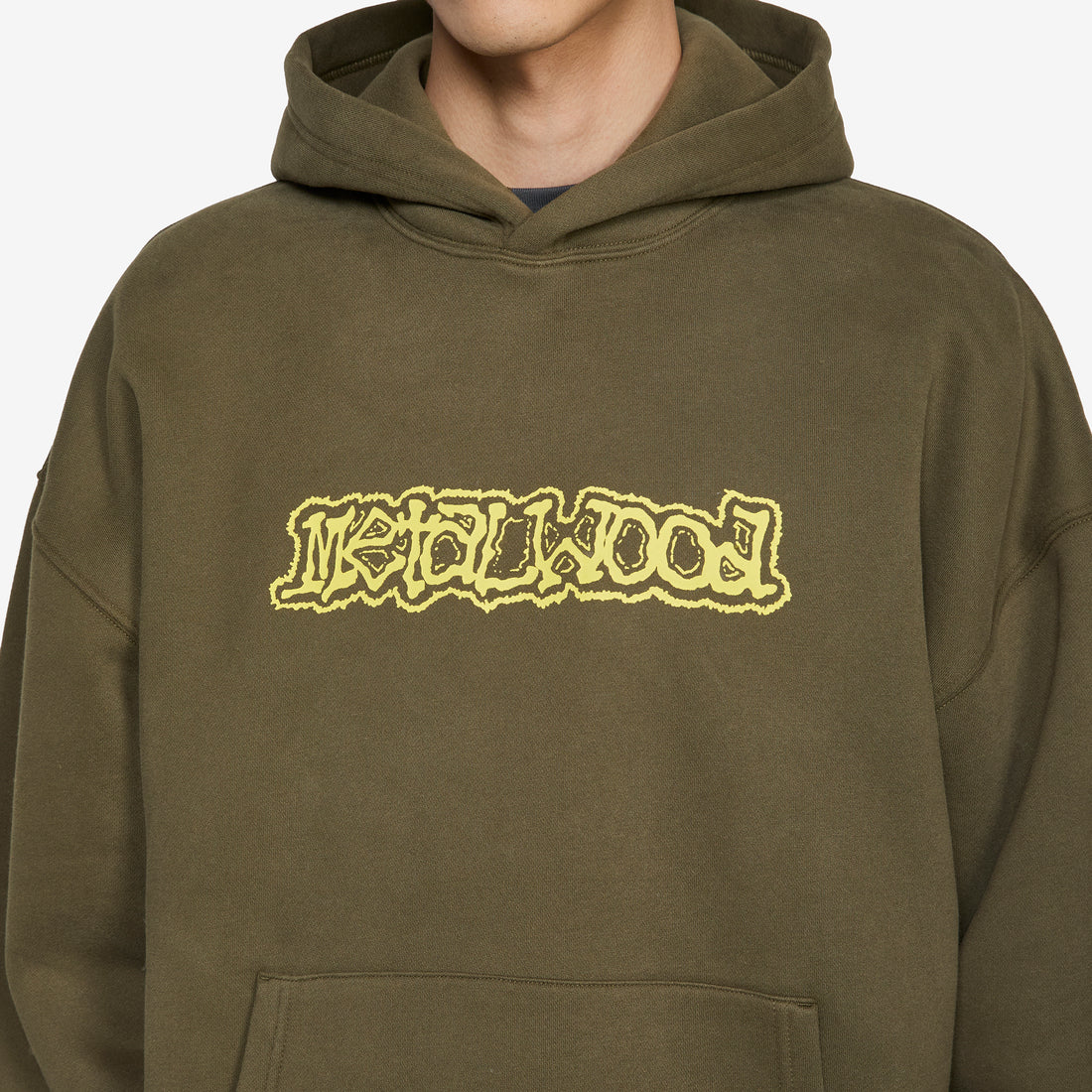 Dewey Hooded Sweatshirt Olive Shirts