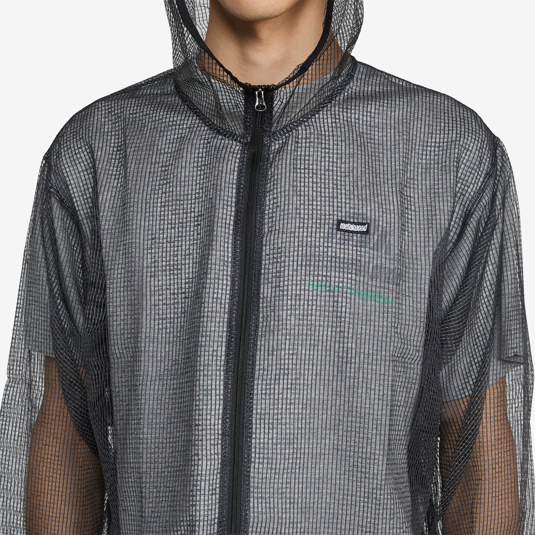 Net Parka Black Jackets