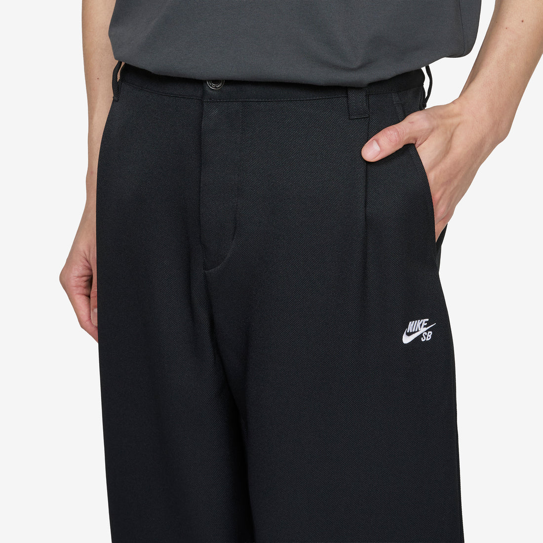 Albatross Skate Slack Pants Black | White Pants