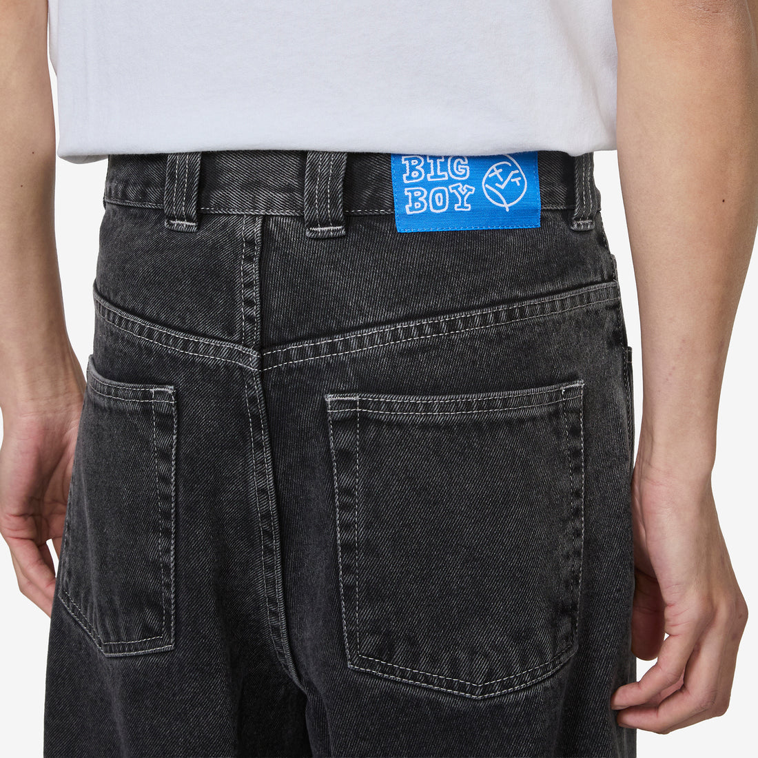 Big Boy Pants Silver Black Pants