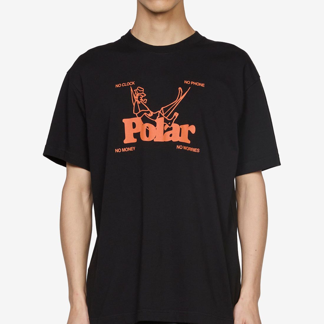 No Worries T-Shirt Black Tees