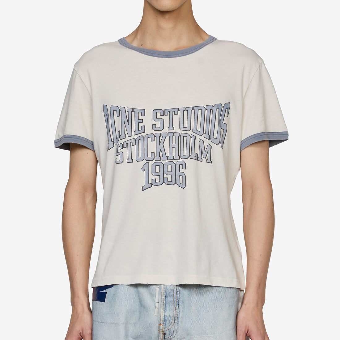 Eram College T-Shirt Off White | Grey Blue Tees