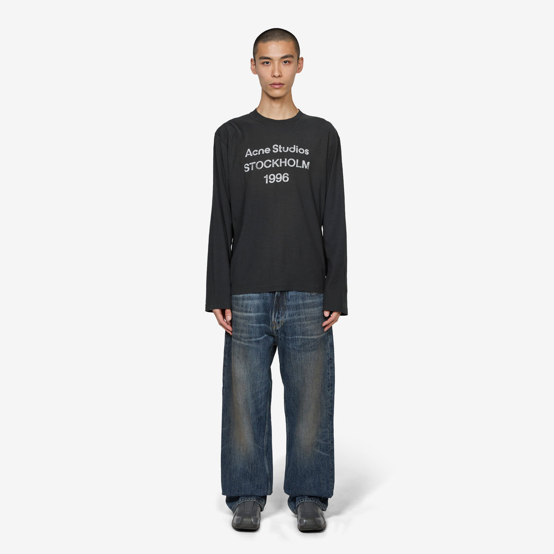 Edden 1996 Longsleeve T-Shirt Faded Black Tees