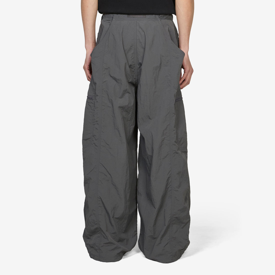 Nylon Loose Balloon Pant Carbon Pants