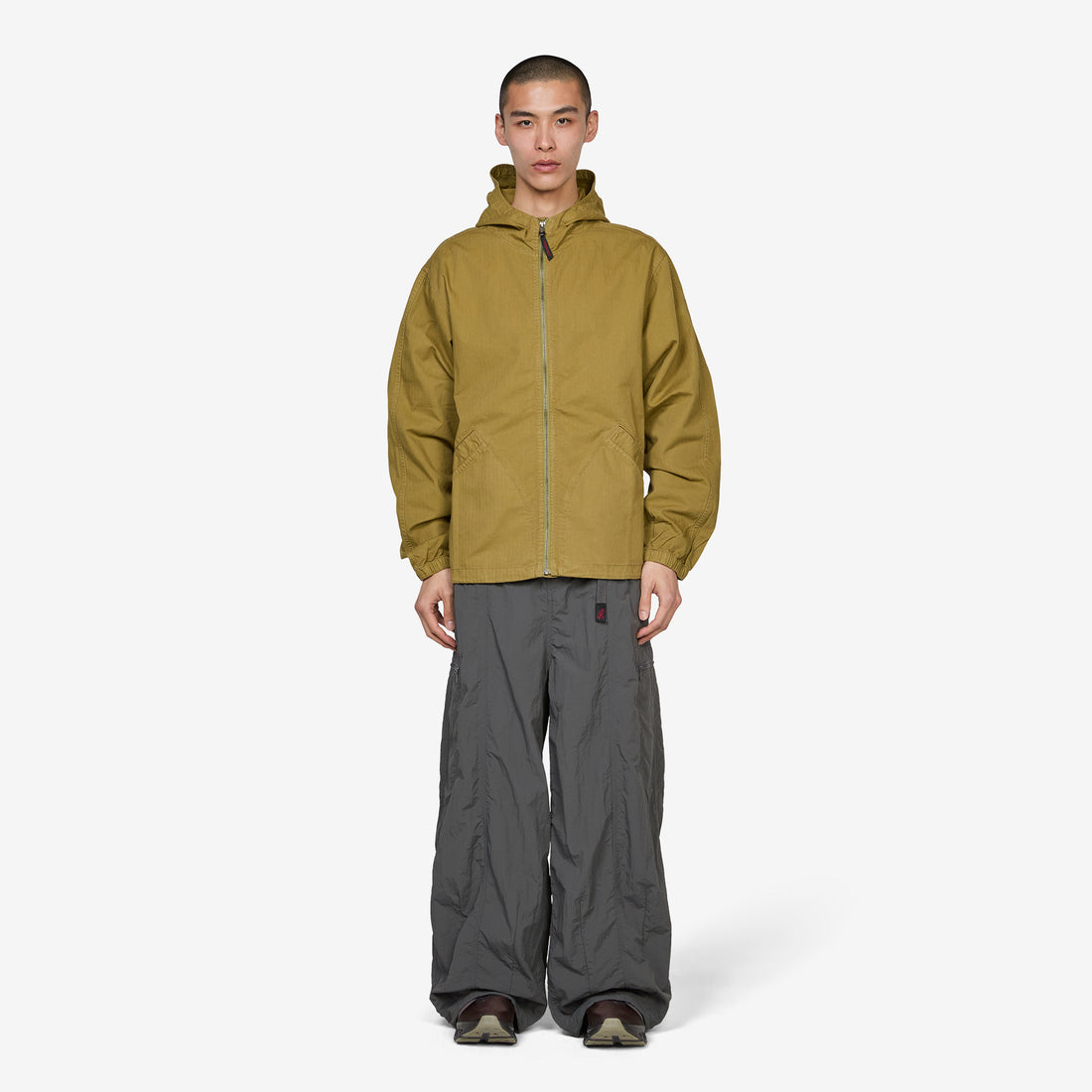 Nylon Loose Balloon Pant Carbon Pants