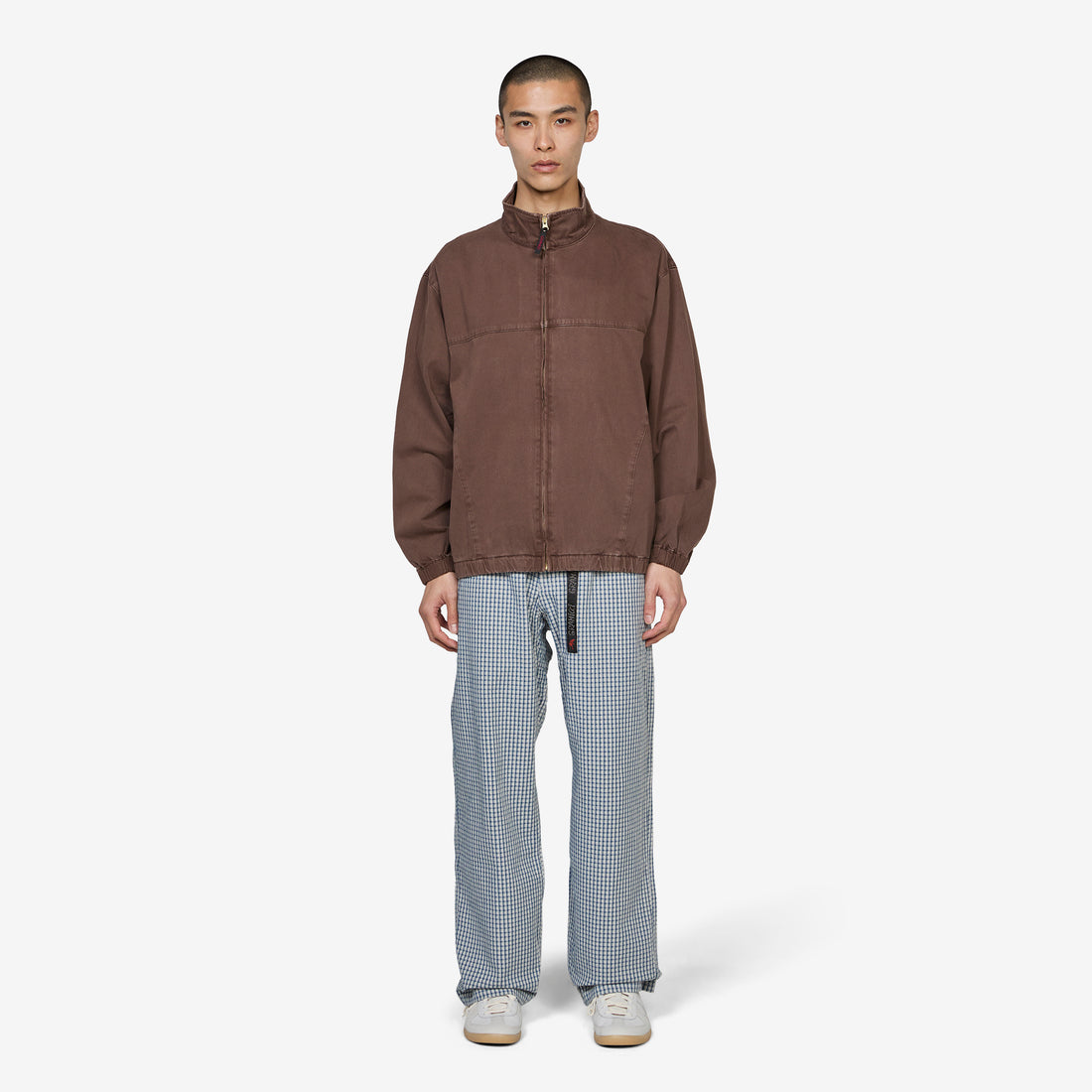 Dobby Plaid Gramicci Pant Straight Fit Royal Pants