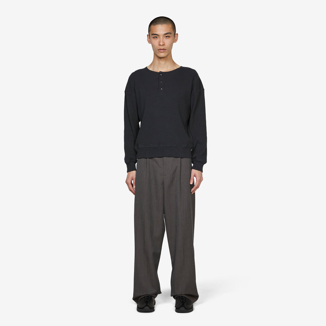 Ballon Sweatshirt Furnace Black Beefy Rib Shirts
