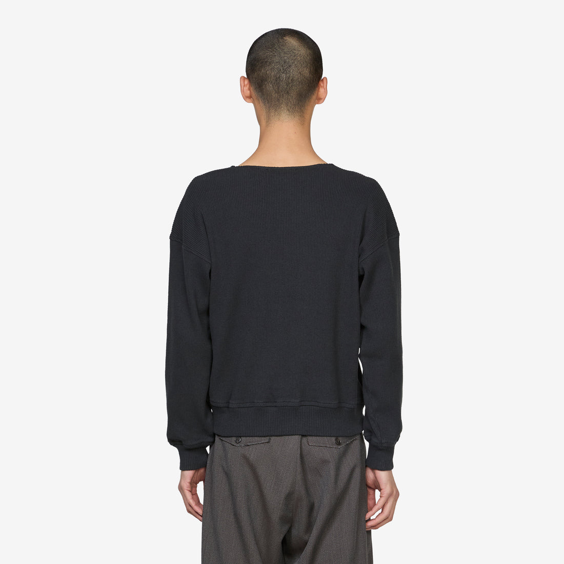 Ballon Sweatshirt Furnace Black Beefy Rib Shirts