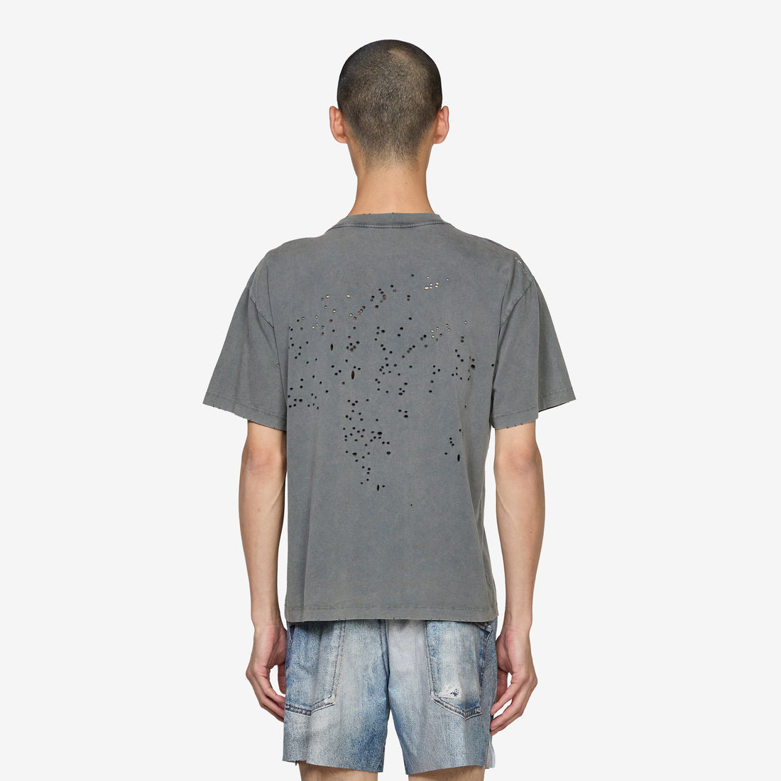 MothTech™ Eagle T-Shirt Faded Black Tees