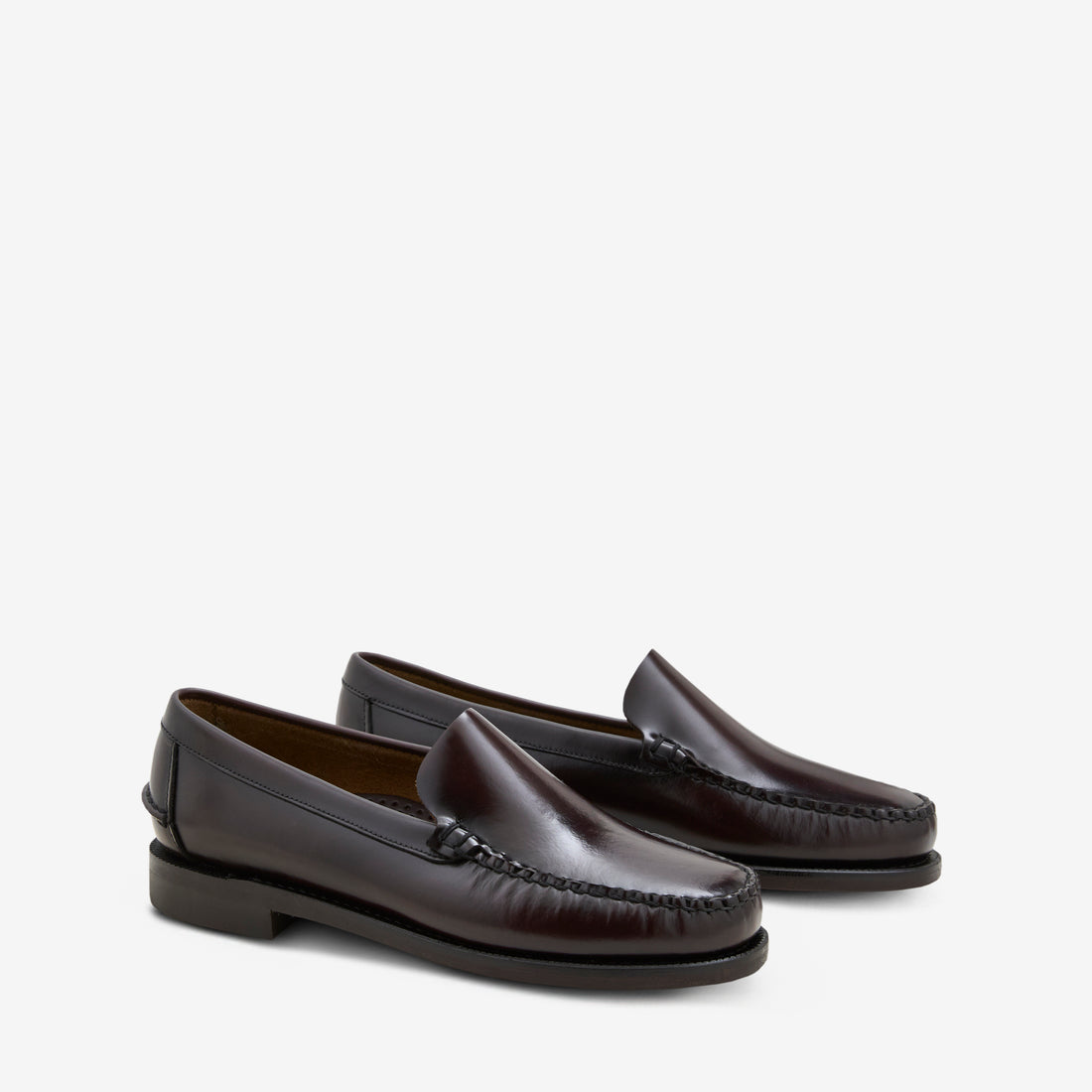 Frank Loafer Wide Brown Burgundy Footwear