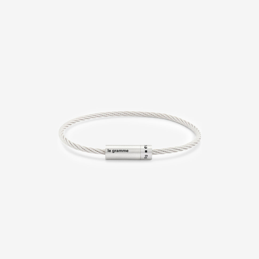 9g Brushed Sterling Silver Cable Bracelet Jewellery
