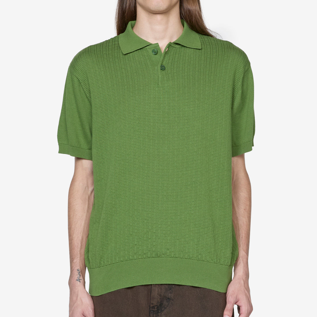 Miles Polo Shirt Garden Green Shirts