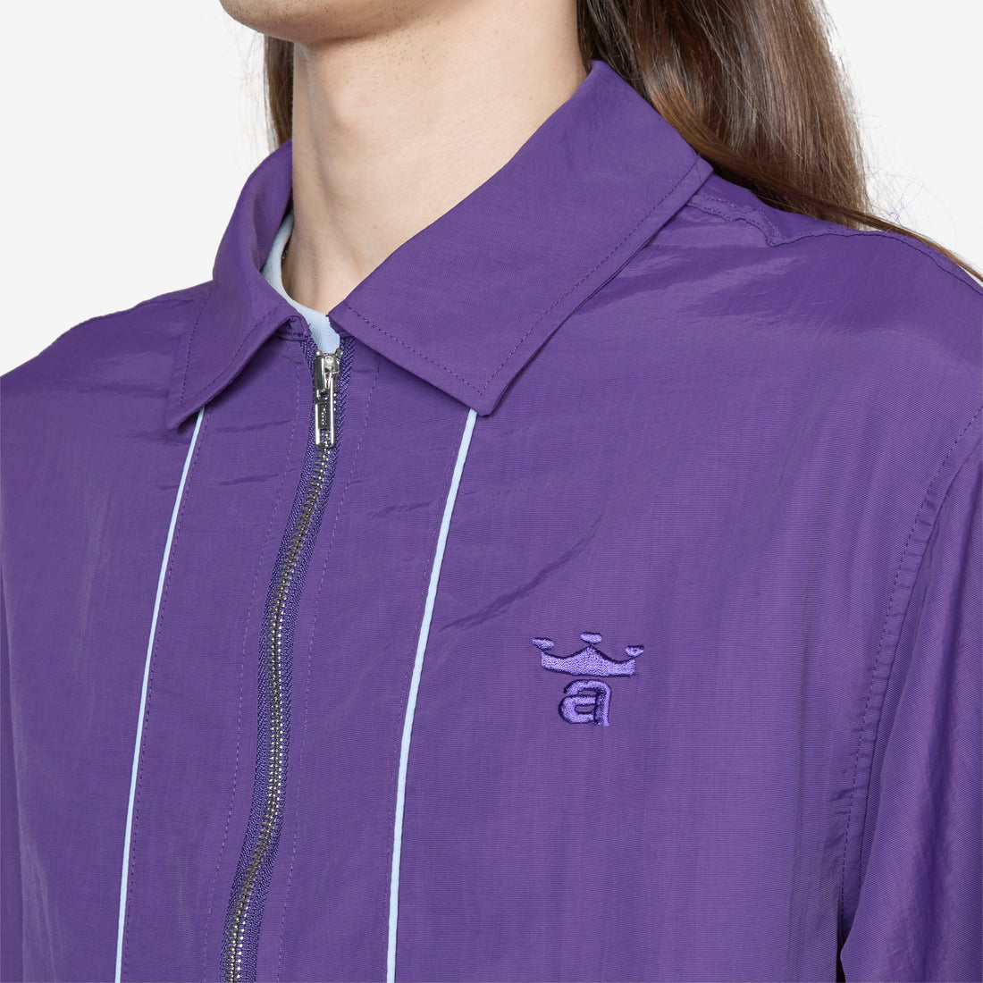 Classic Logo Coaches Jacket Purple Jackets