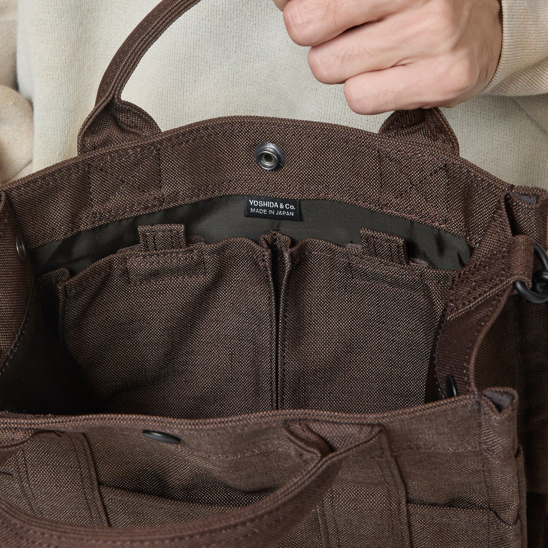 Smoky 2-Way Tote Bag Brown (S) Bags