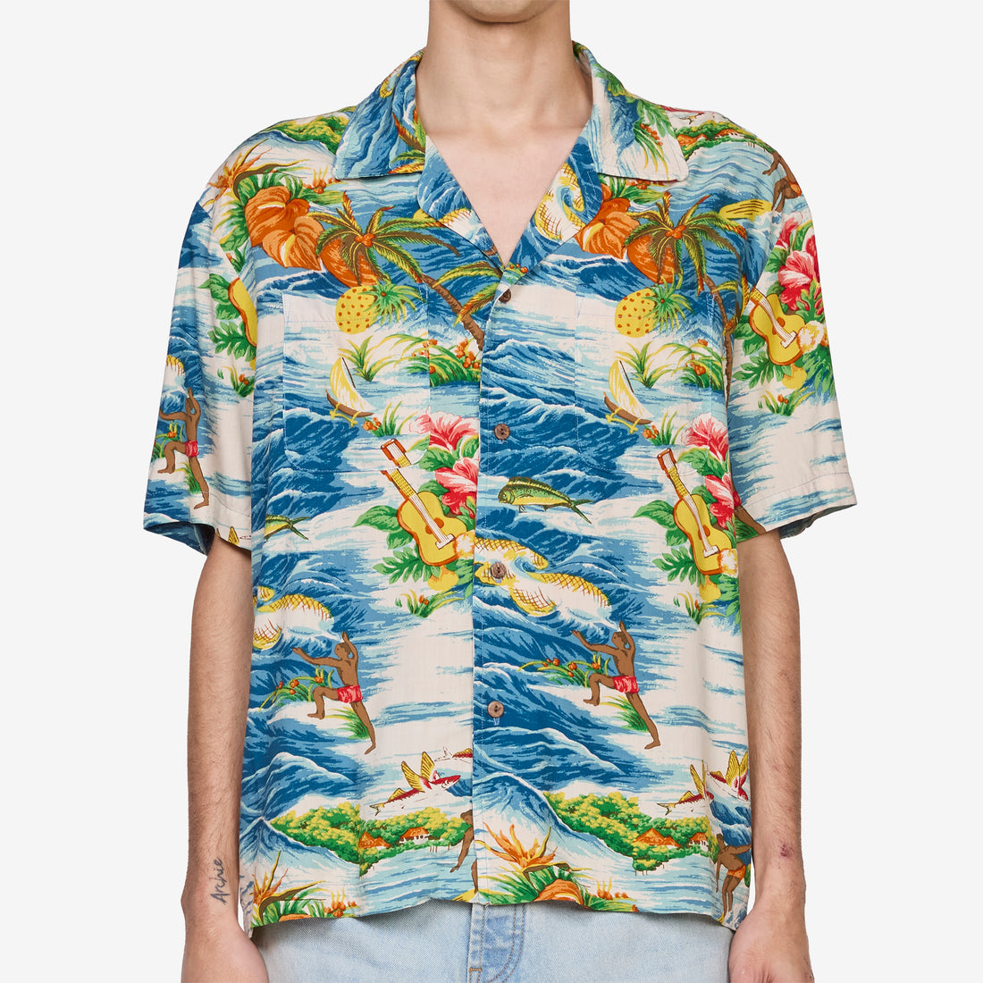 Hawaiian Vacation Shirt Blue Shirts