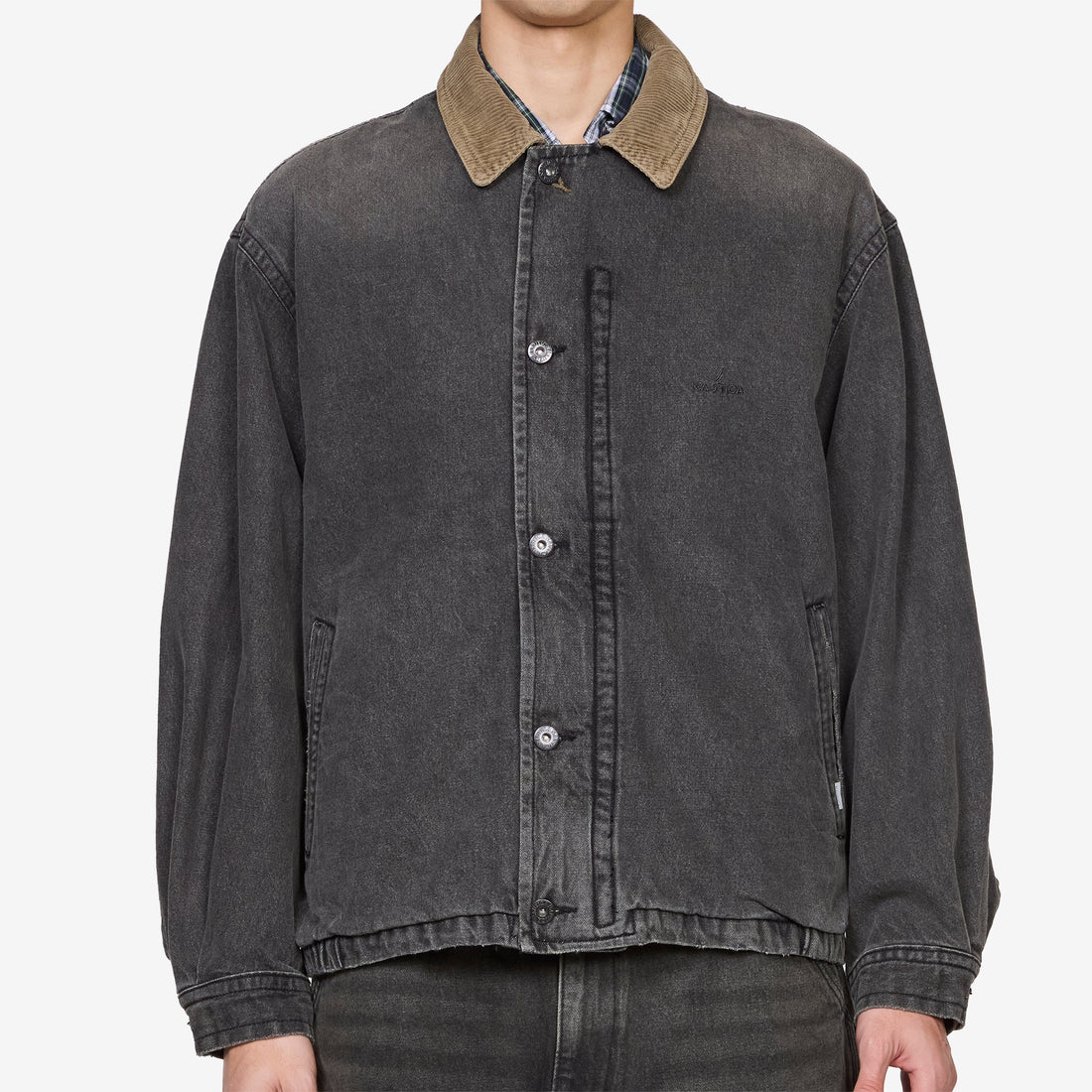 Denim Work Jacket Charcoal Jackets