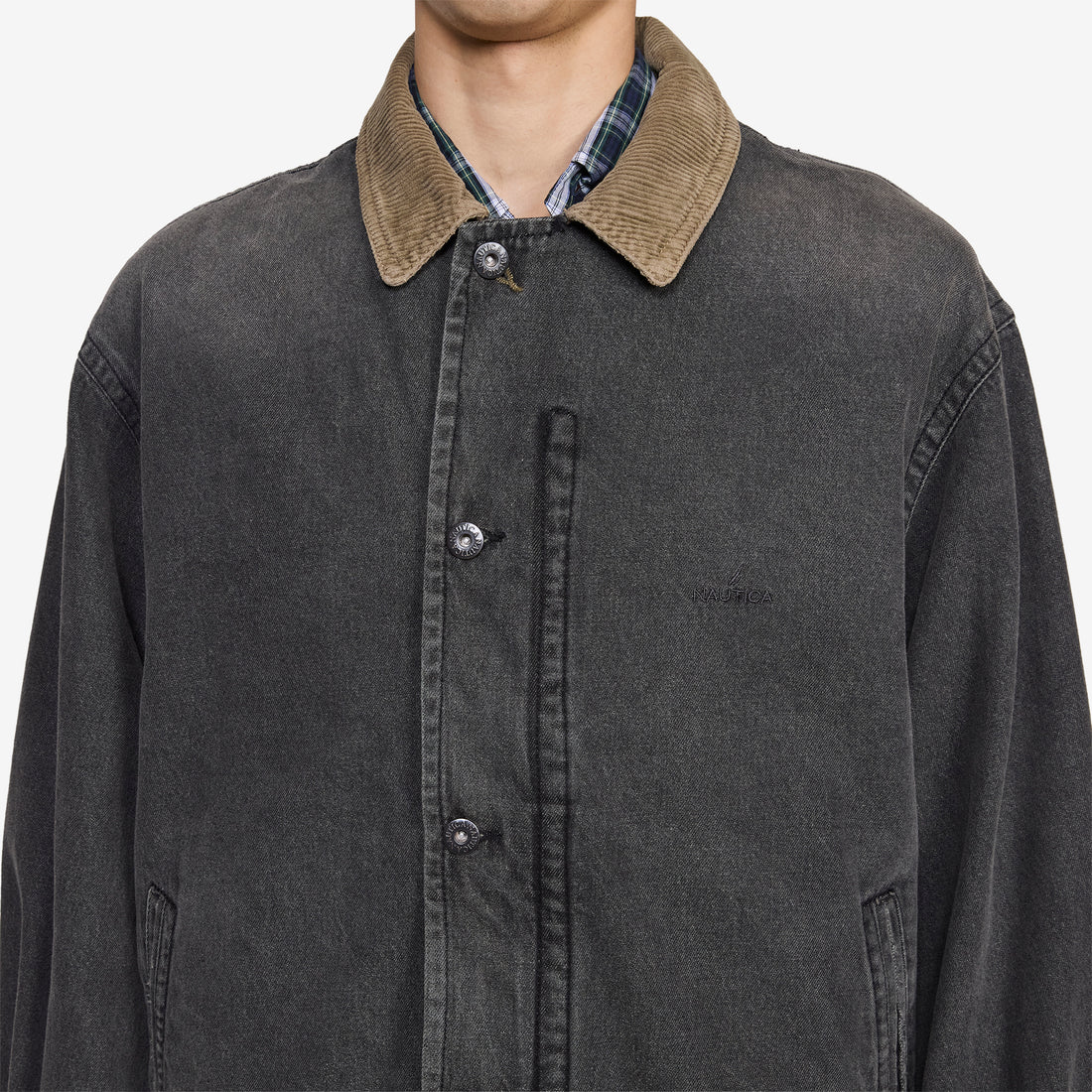 Denim Work Jacket Charcoal Jackets
