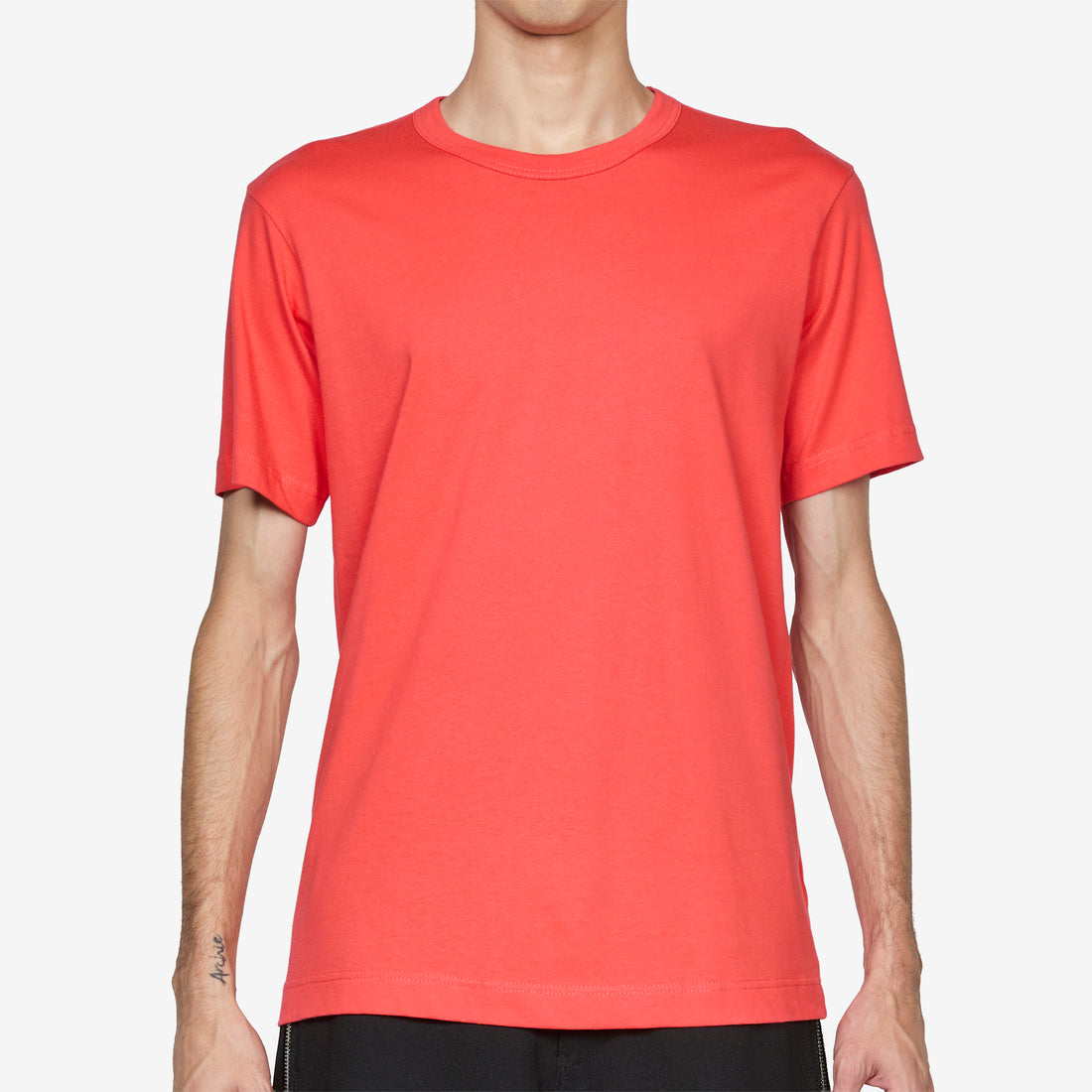 Neck Logo T-Shirt Red Tees