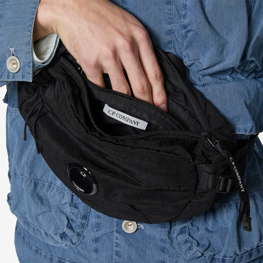 Nylon B Waistbag Black Bags