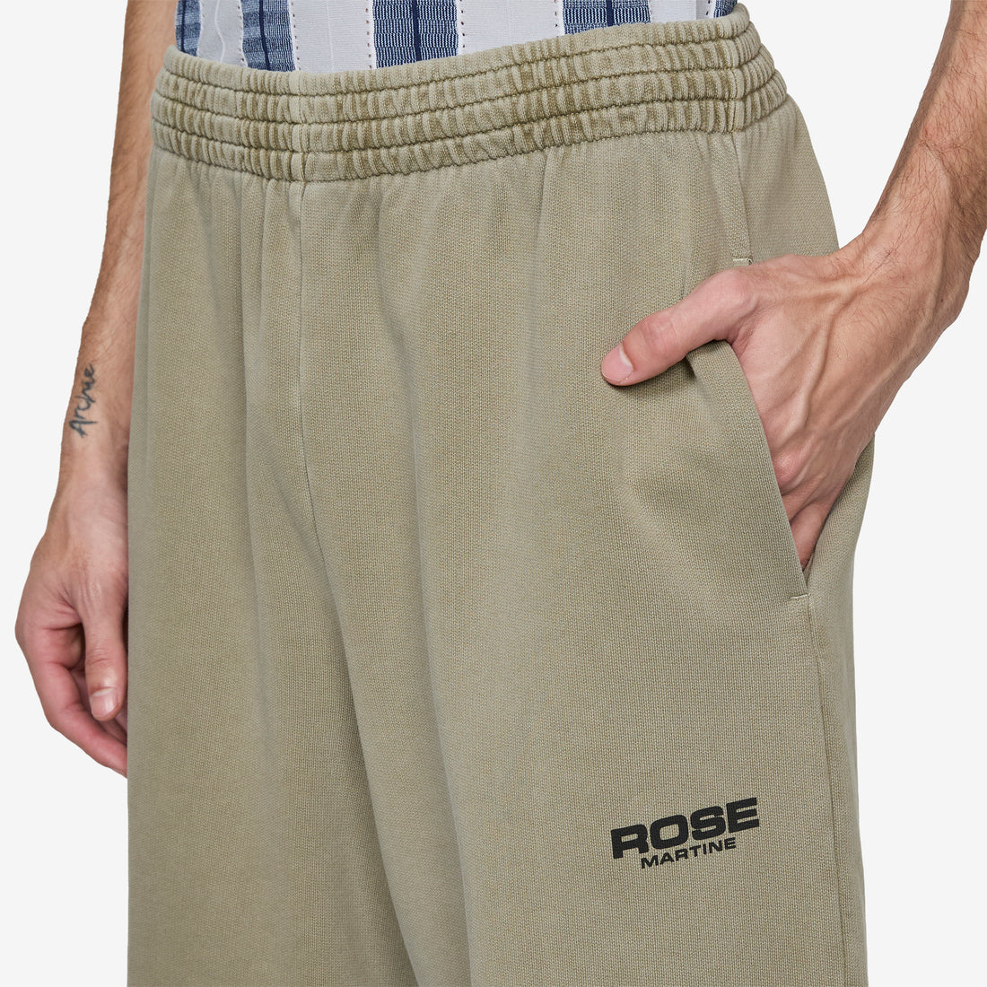 Sweat Short Washed Sage Green Shorts