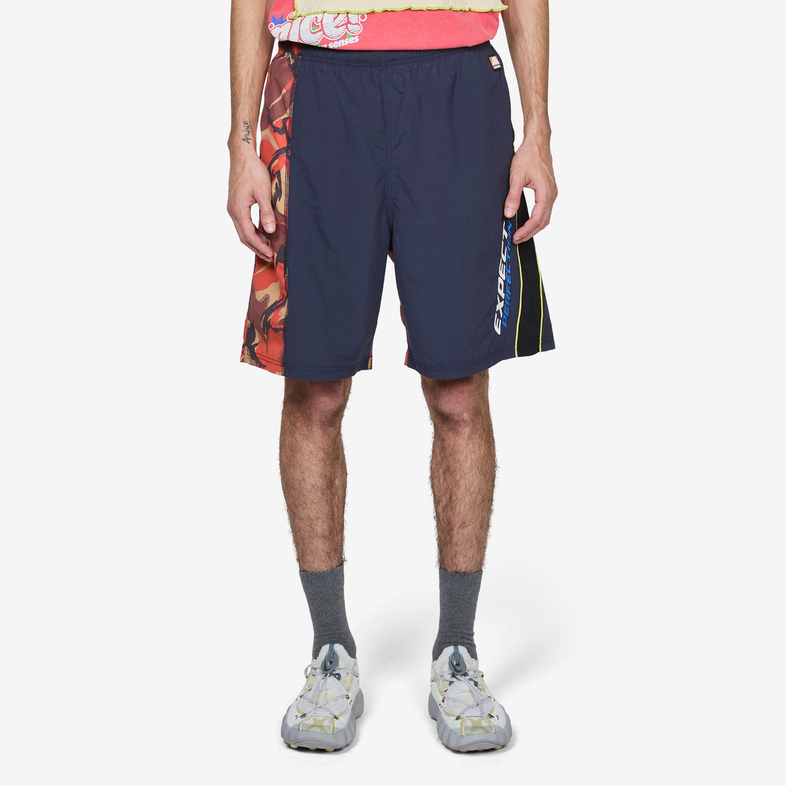Collage Swim Shorts Orange Camo | Navy Shorts