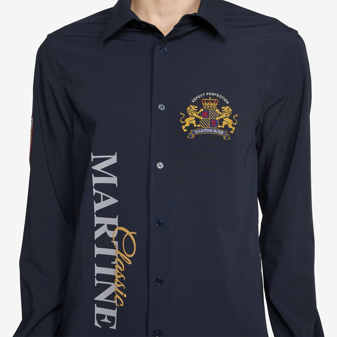 Sleazy Sports Shirt Navy Blue Shirts