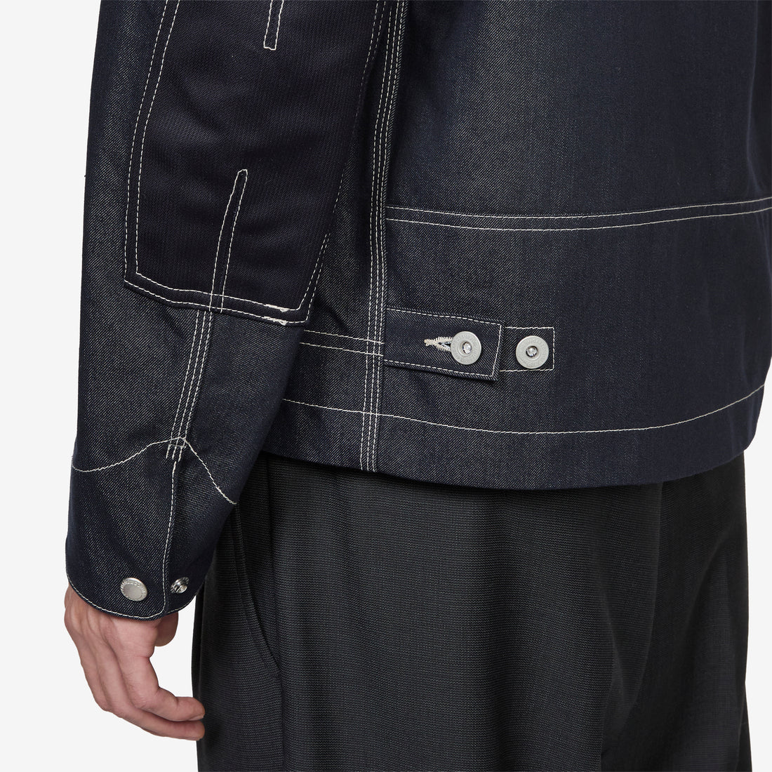 Reactive-Dyed Denim Jacket Indigo Jackets