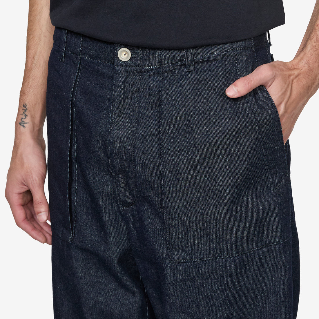 3/1 Denim Loose Pants Denim Pants