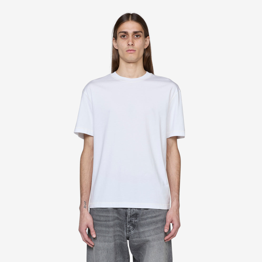 Contrast T-Shirt White Tees